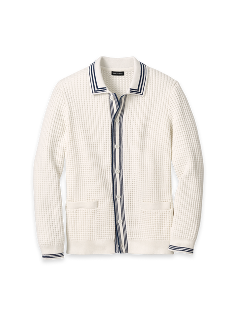 Cotton Button Front Polo