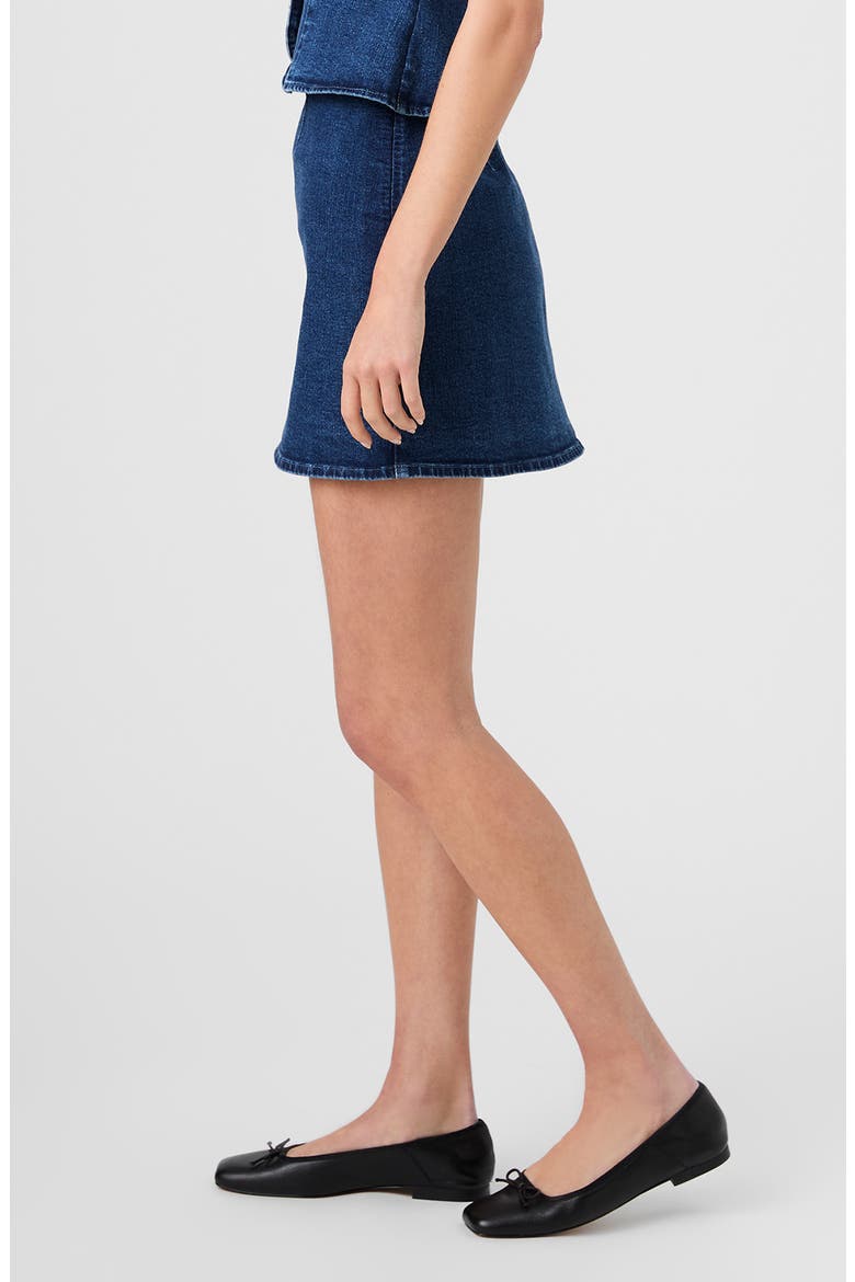 Delancey Denim Miniskirt, Alternate, color, DARK WASH INDIGO