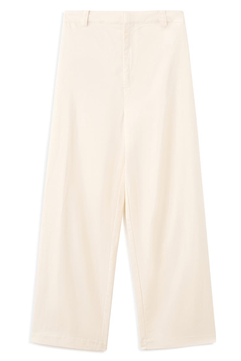 Flat Front Pants, Alternate, color, BEIGE