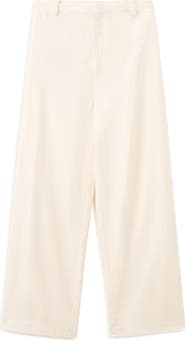 MANGO Flat Front Pants