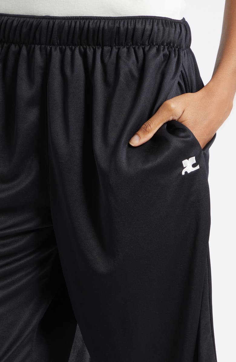 Courrèges Sport Back Panel Shorts, Alternate, color, Black