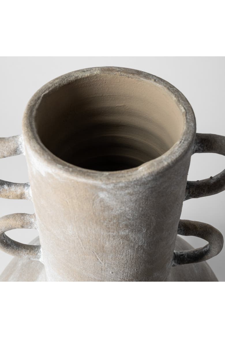 Deya Rustic Ceramic Vase, Alternate, color, Beige