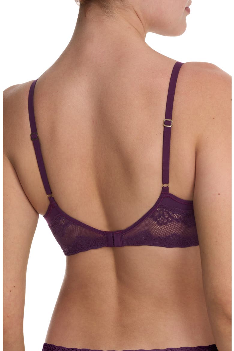 Bliss Perfection Comfort T-Shirt Bra, Alternate, color, FIG JAM