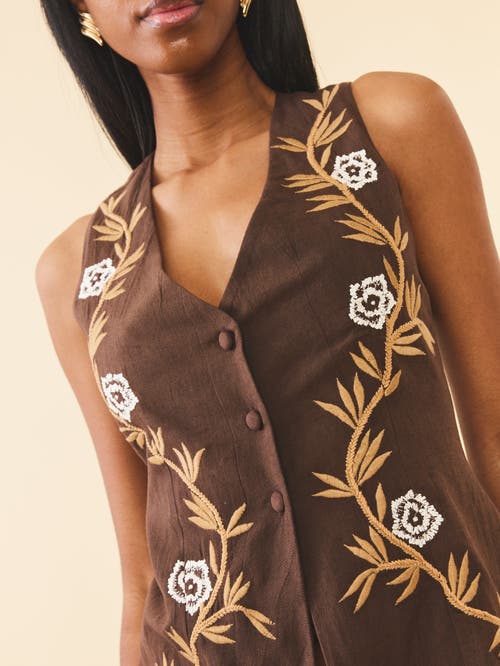 Eddy Alexa Top In Brown