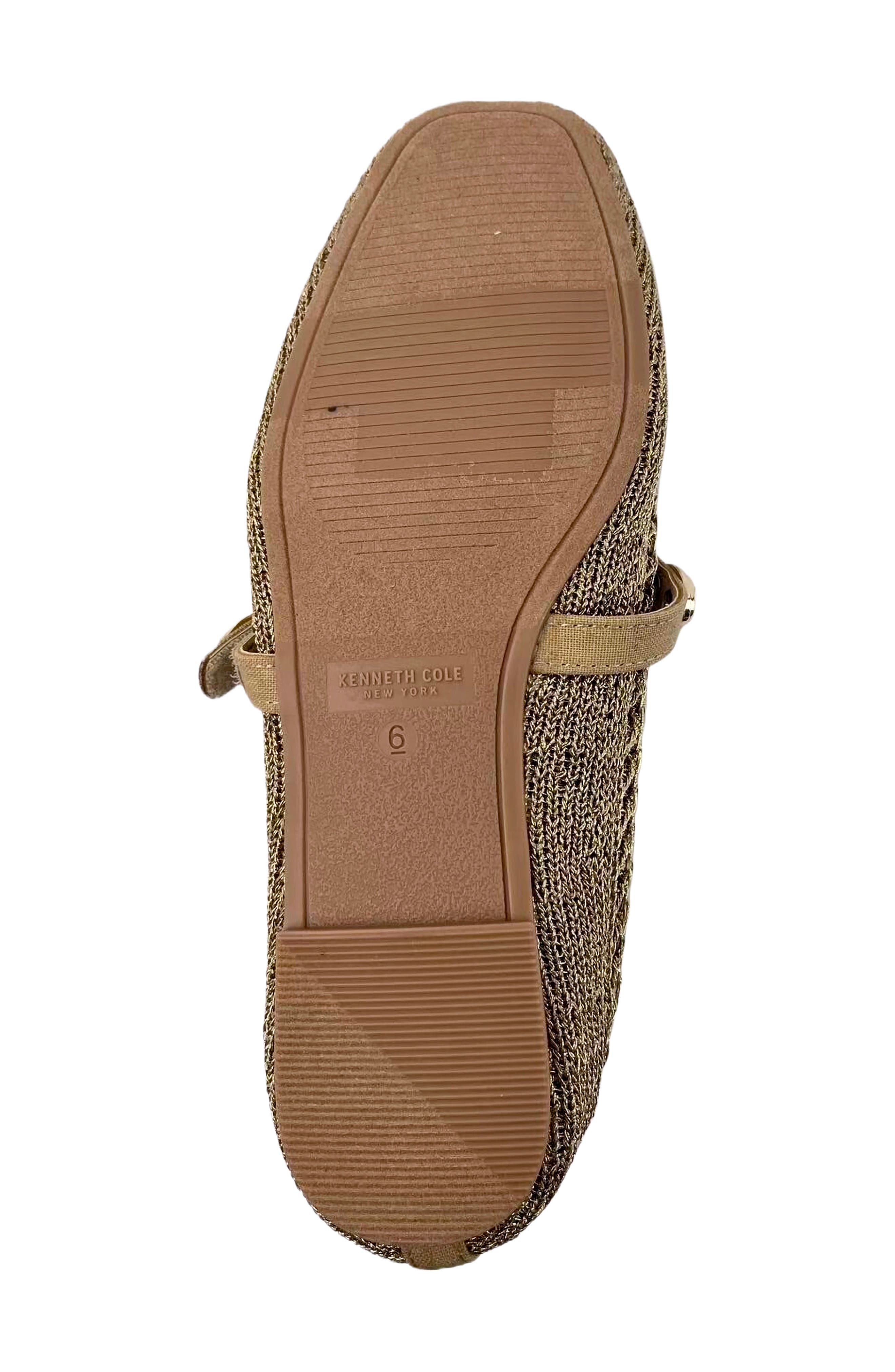 Zeta Stones Embellished Knit Ballet Flat, Alternate, color, NATURAL KNIT