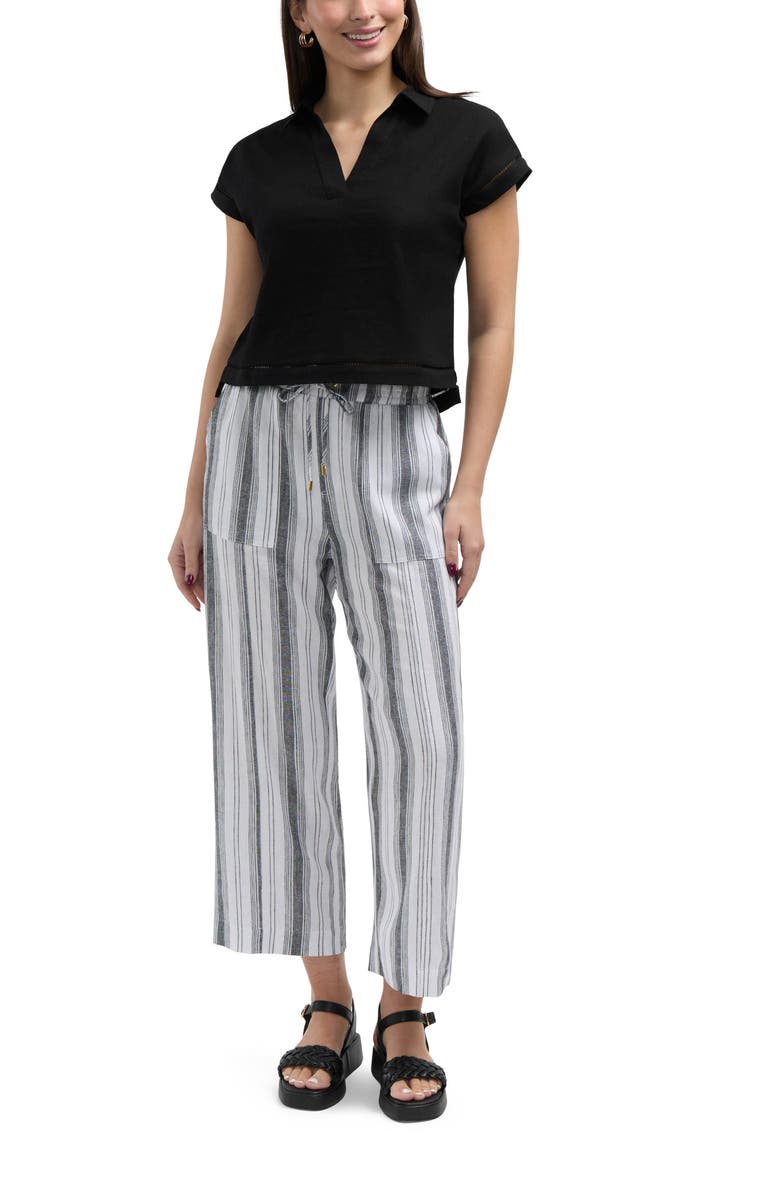 Ellen Tracy Johnny Collar Top, Alternate, color,