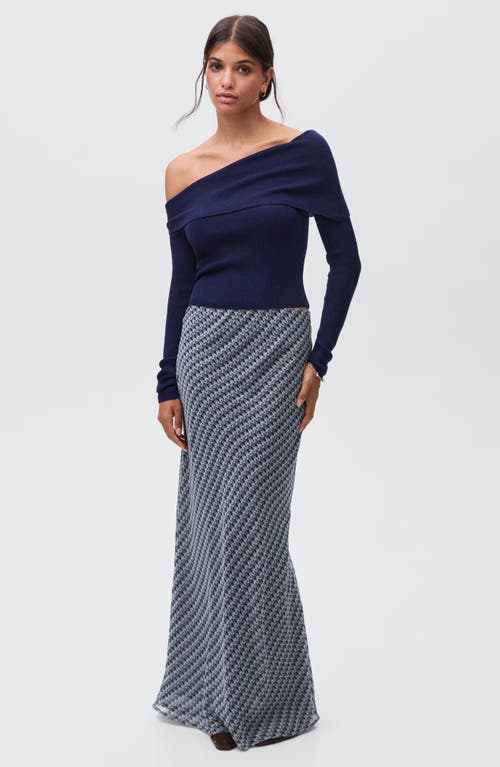 Mango Teen Print Maxi Skirt In Multi