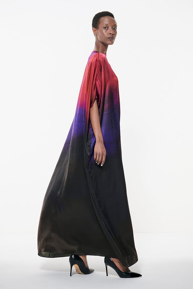 Gradient Printed Kaftan, Alternate, color, Multicolor