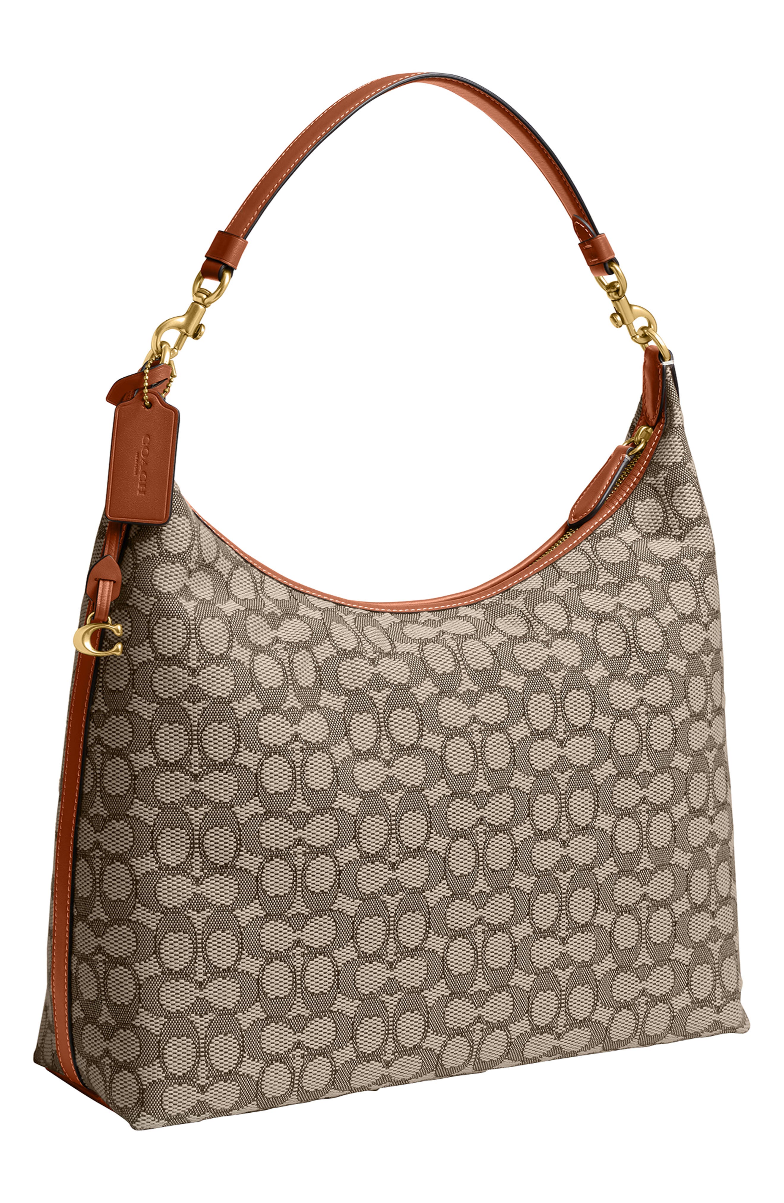 COACH Juliet Signature Jacquard Shoulder Bag, Alternate, color, 