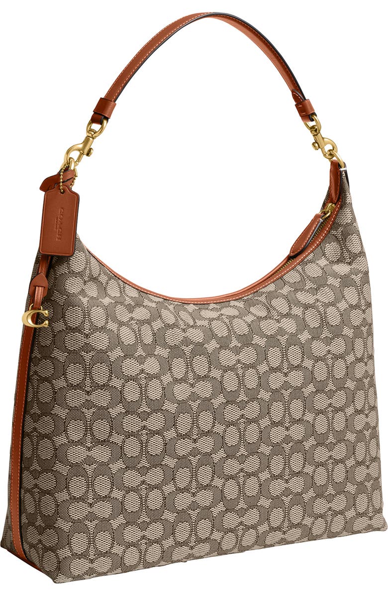 COACH Juliet Signature Jacquard Shoulder Bag, Alternate, color,