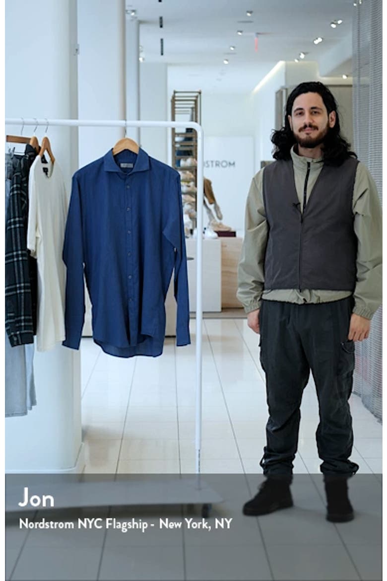 Solid Cotton Button-Up Shirt video