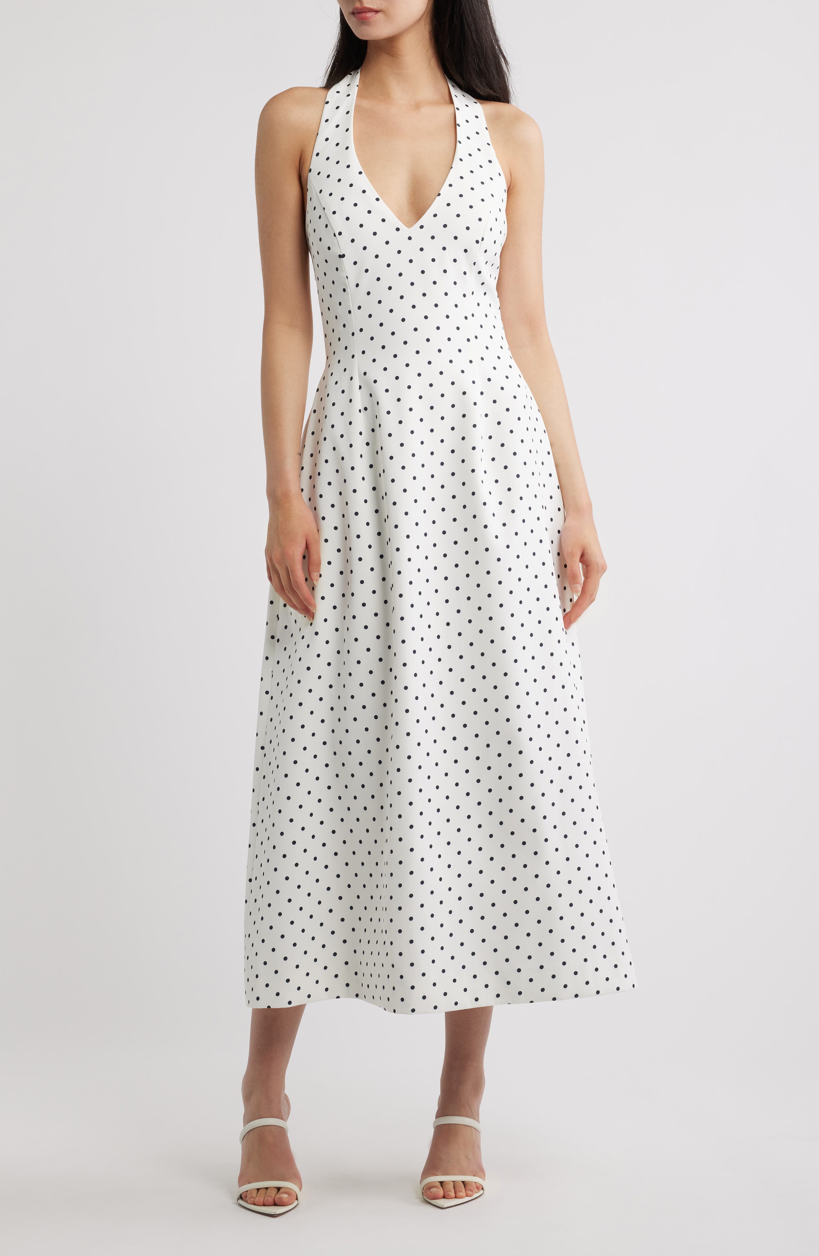 selected WHITE POLKA DOT