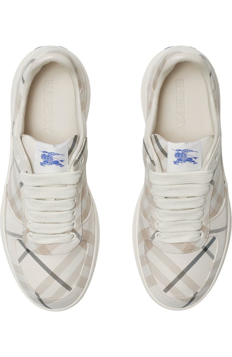 Burberry Check Terrace Sneakers, Alternate, color, Cotton