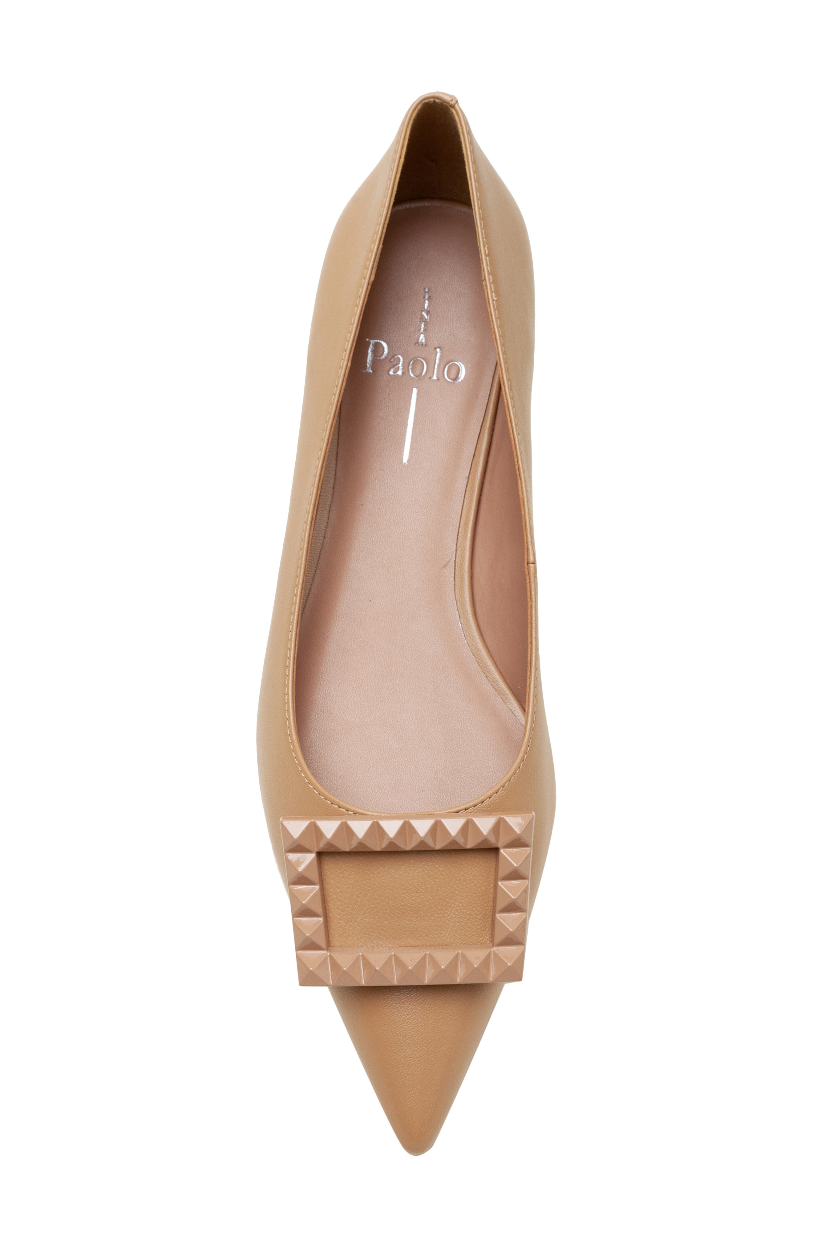 Linea Paolo Nolene Pointed Toe Flat, Alternate, color, Desert