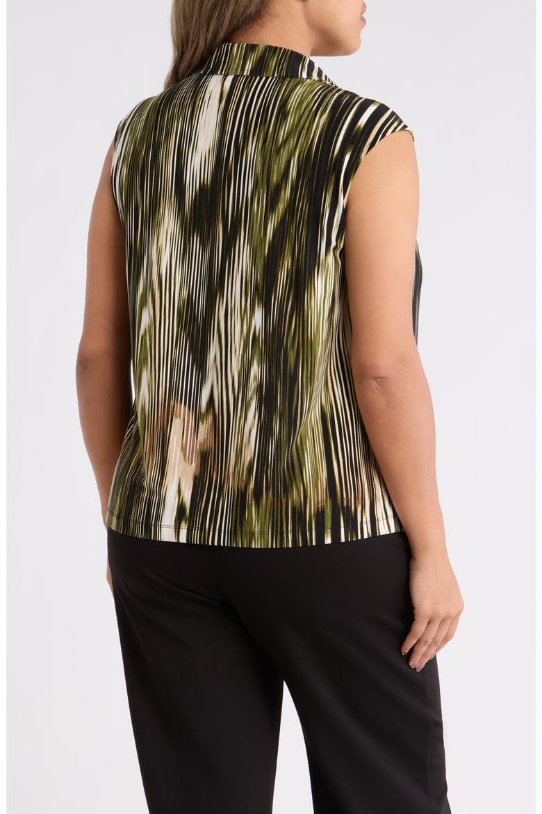 Extended Shoulder Cowl Neck Top, Alternate, color, BAY LEAF MULTI