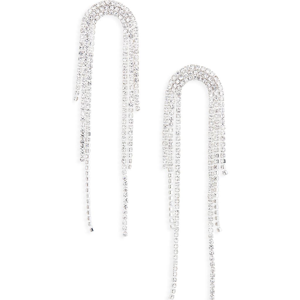 Tasha Crystal Fringe Drop Earrings
