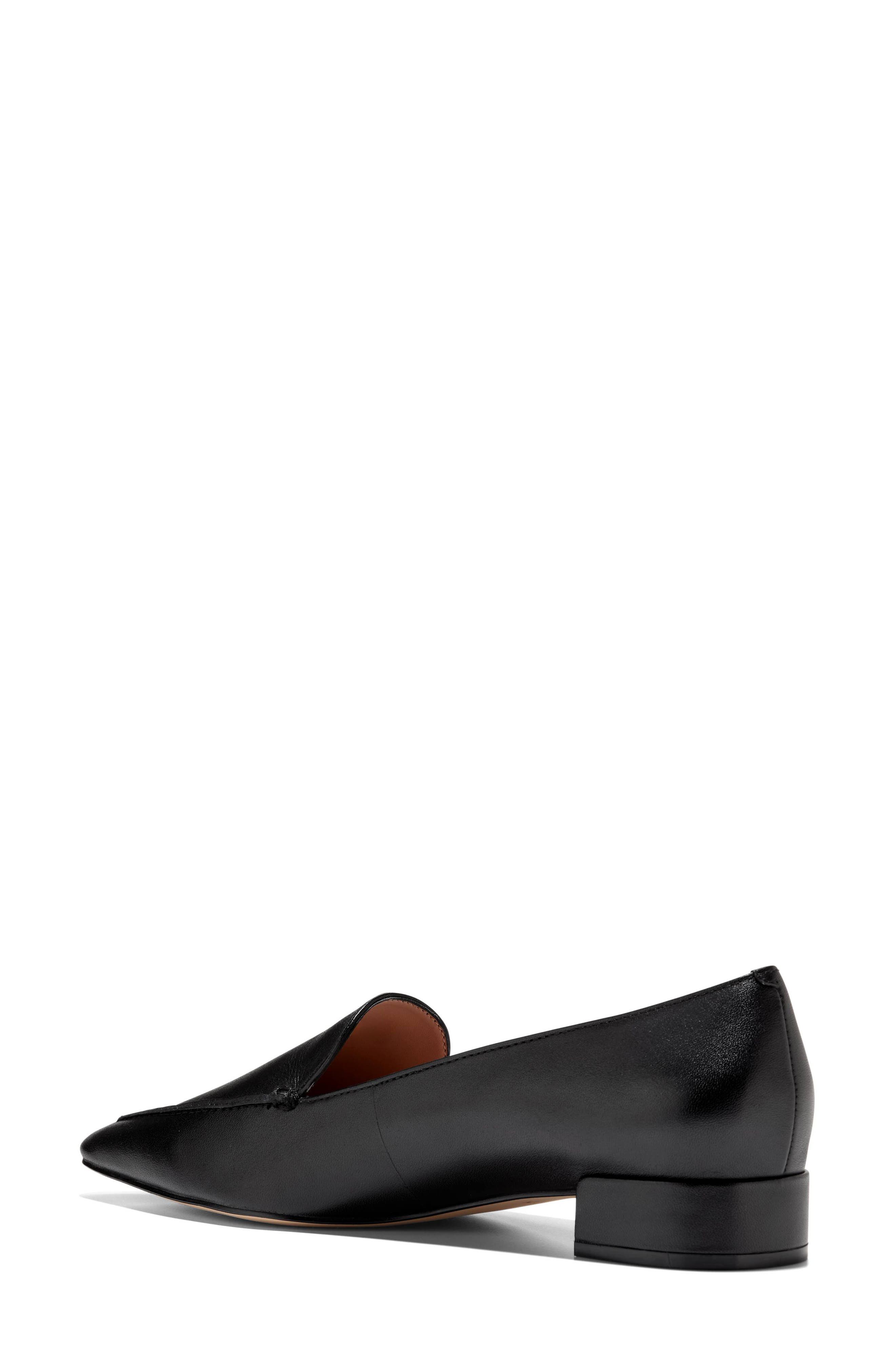 Beatrice Loafer, Alternate, color, BLACK LEATHER