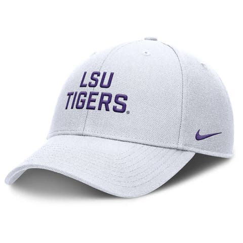 Men's Nike  White LSU Tigers Rise Practice Adjustable Hat