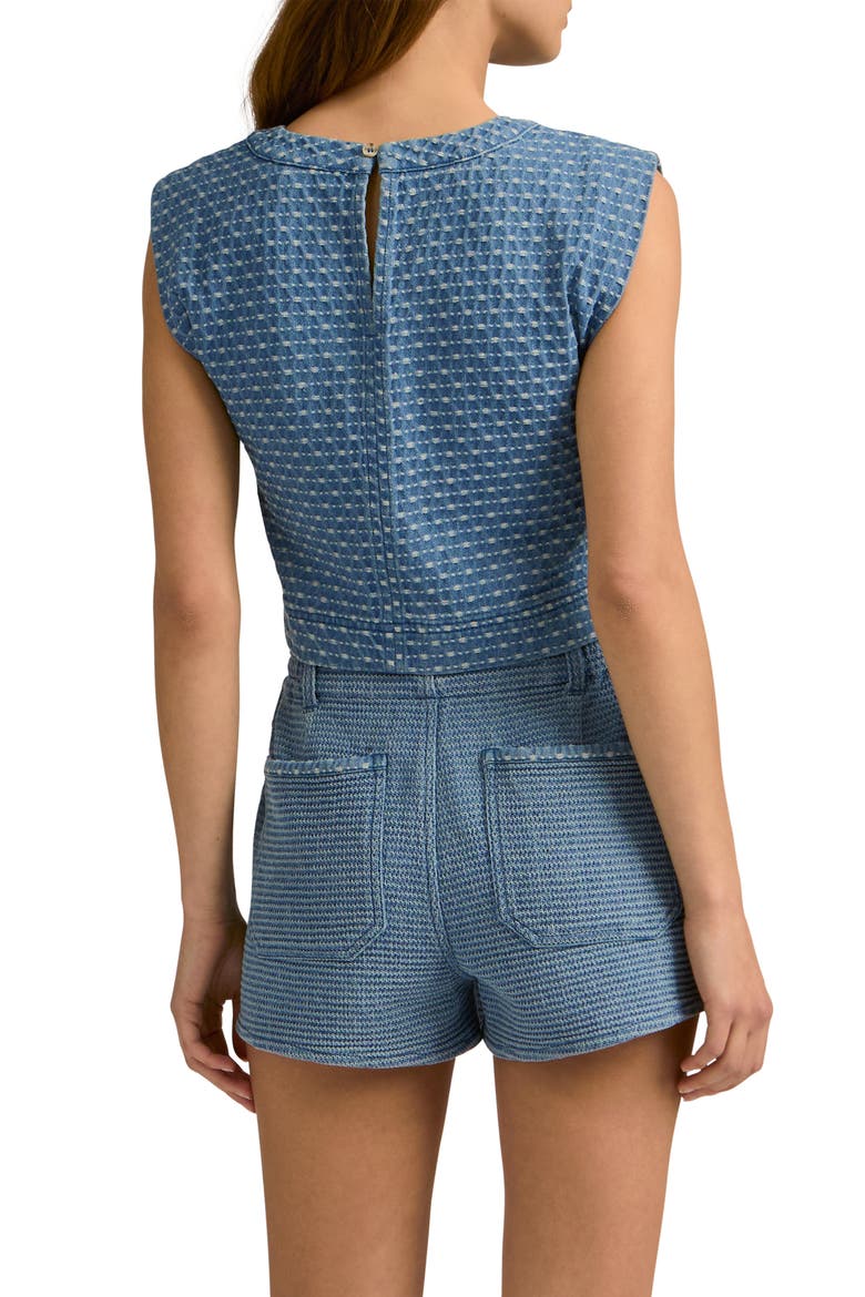 The Arlo Texture Crop Top, Alternate, color, BERLIN