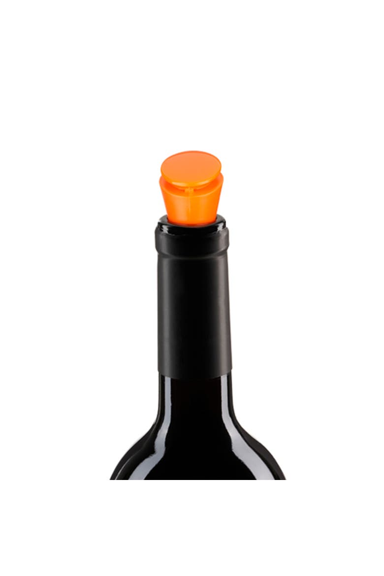 Silicone Bottle Stoppers Set of 4, Alternate, color, Assorted