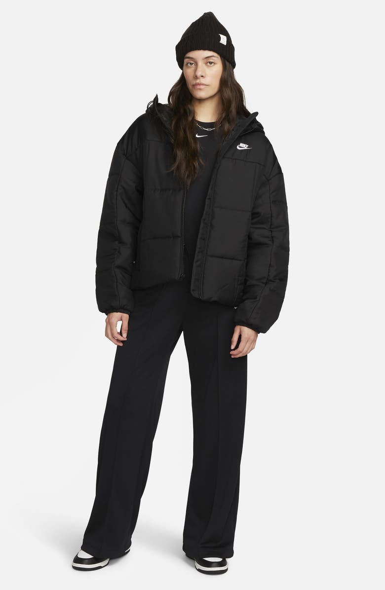 Nike Sportswear Classic Therma-FIT Hooded Water Repellent Puffer Jacket, Alternate, color,