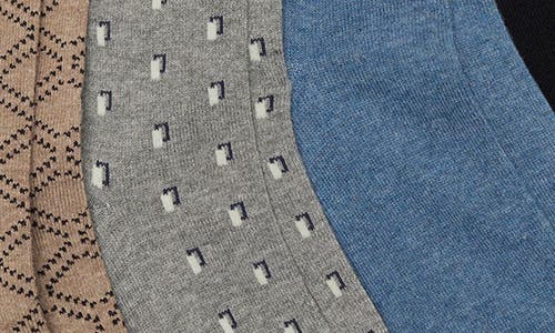 Calvin Klein 4-pack Assorted Crew Socks In Multi