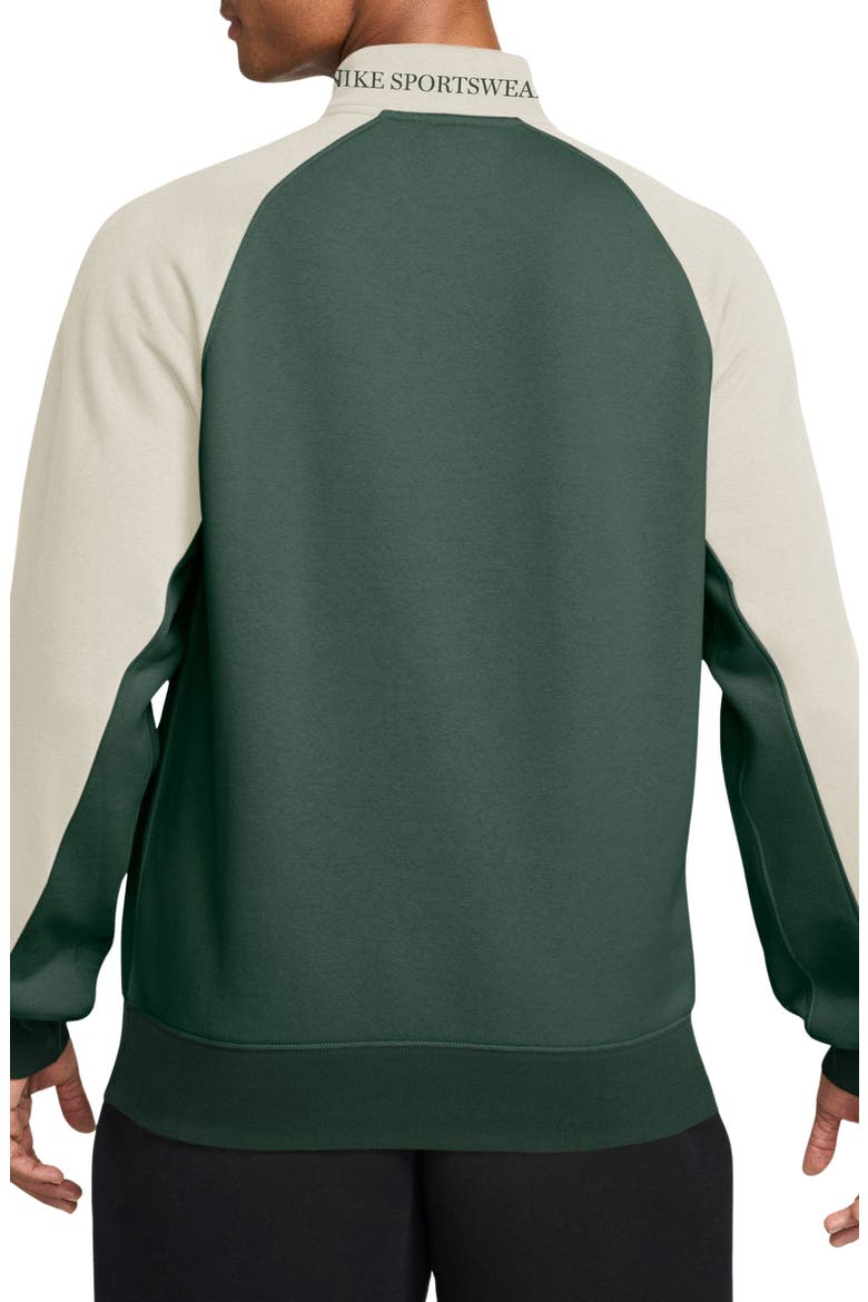 Half-Zip Fleece Pullover, Alternate, color, FIR/ PHANTOM