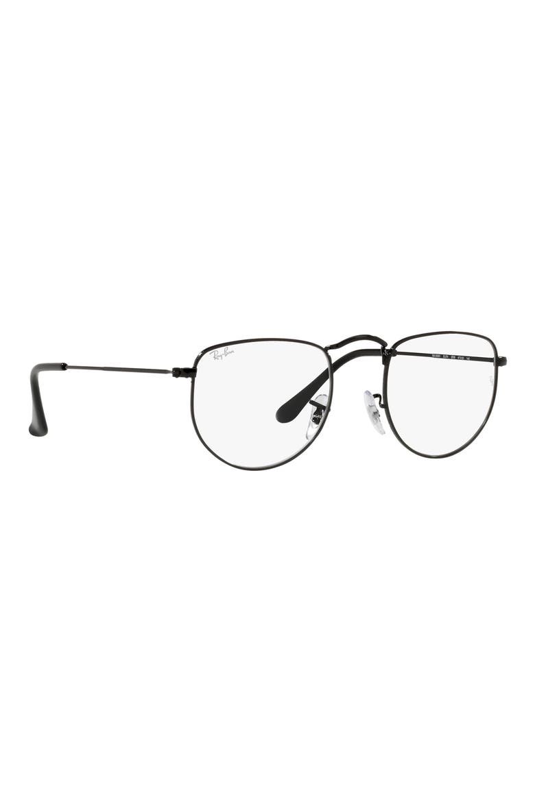 RX3958V 47mm Small Irregular Optical Glasses, Alternate, color, BLACK