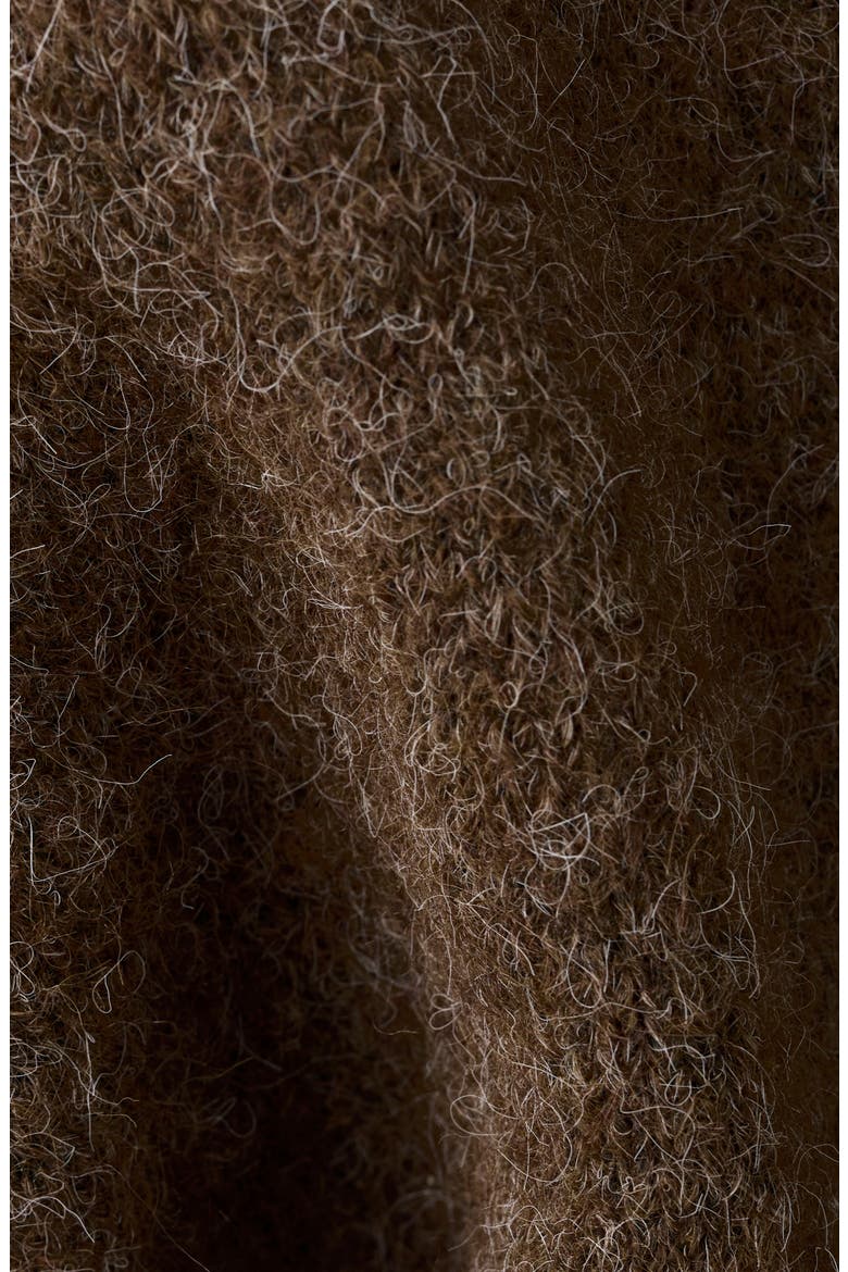 Fringed Shawl, Alternate, color, CHOCOLATE