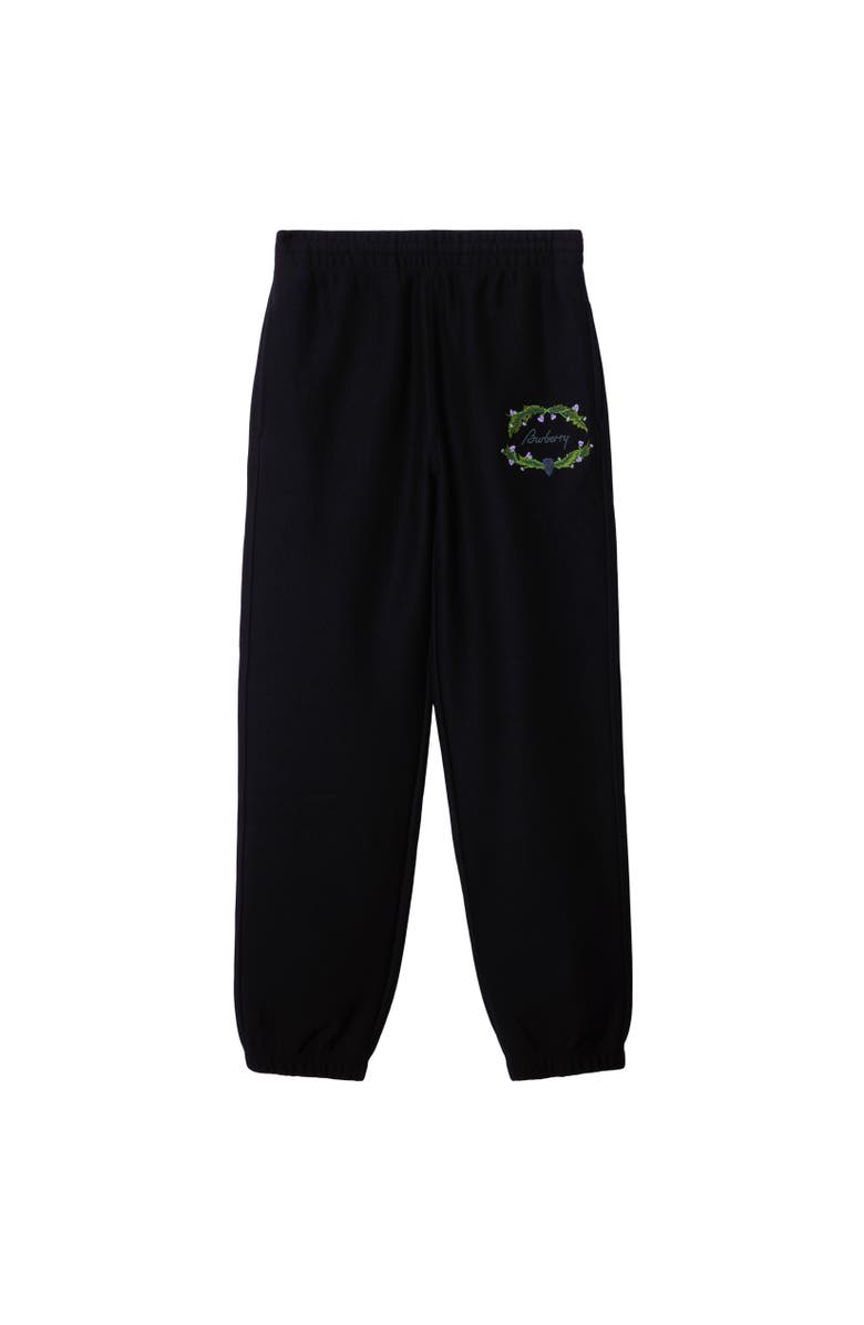 Burberry Thistle Logo Cotton Blend Jogging Pants, Alternate, color, 