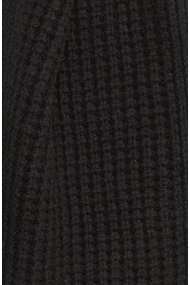 Thermal Knit Scarf, Alternate, color, CINDER BLACK MARL
