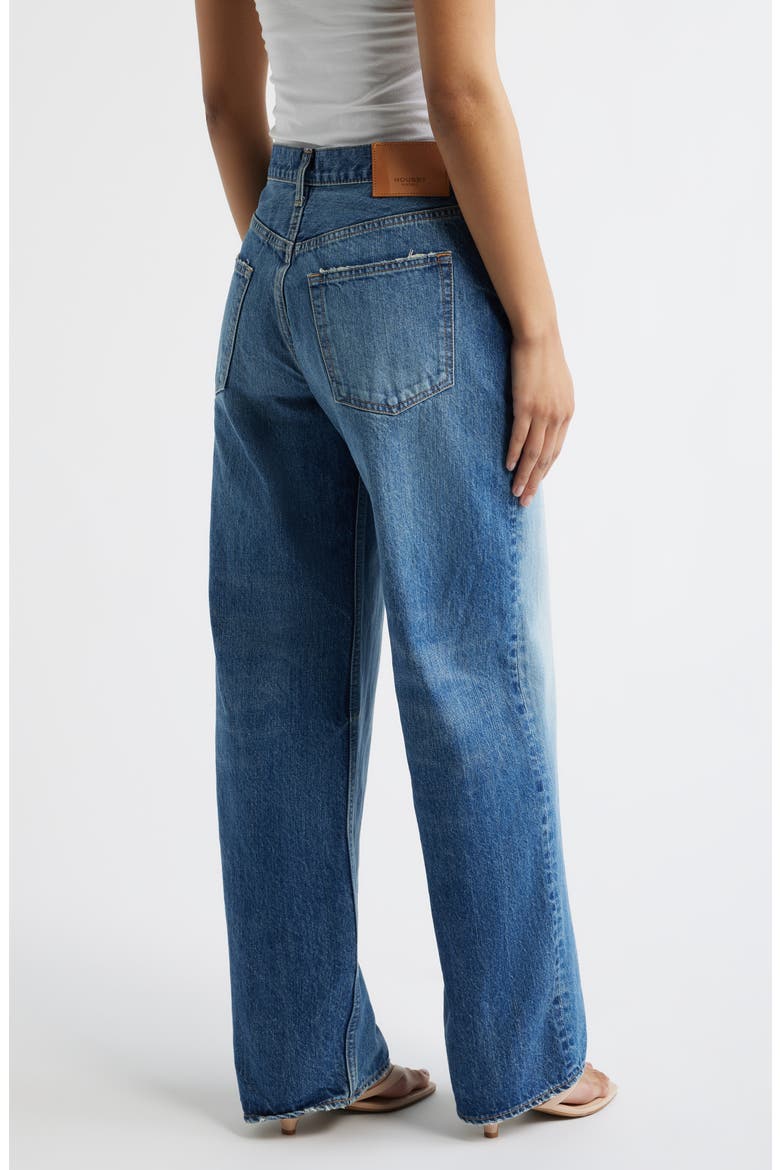 Phillipston High Waist Loose Fit Straight Leg Jeans, Alternate, color, BLUE