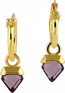 DEJI ENIOLA The Amara Amethyst Drop Earrings