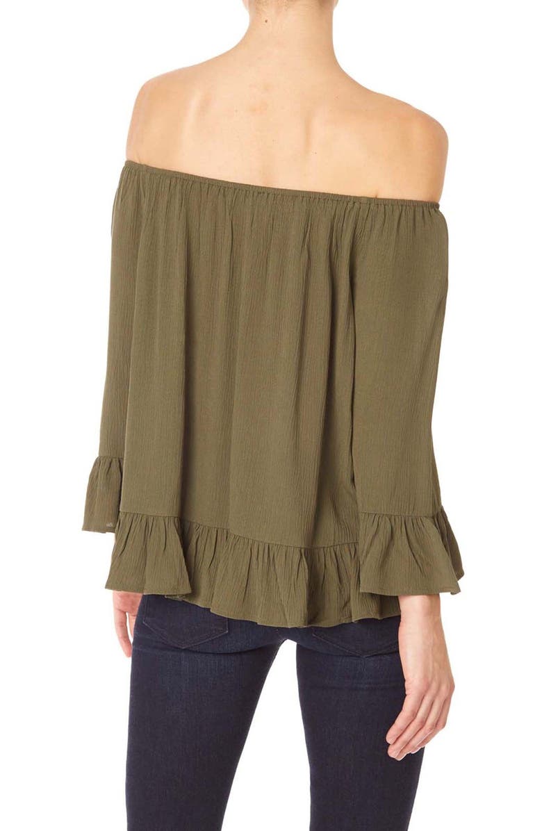 Sanctuary 'Julia' Ruffled Peasant Top, Alternate, color,