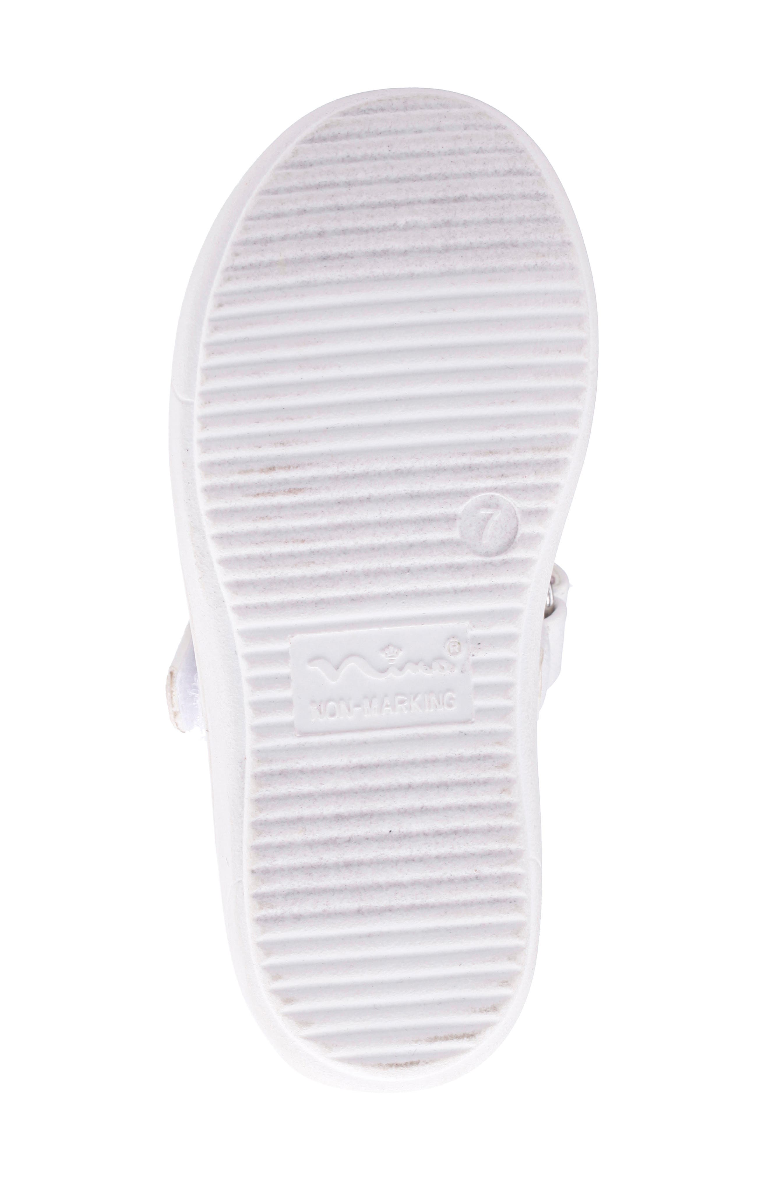 Nina Kids' Natty Mary Jane Flat, Alternate, color, White