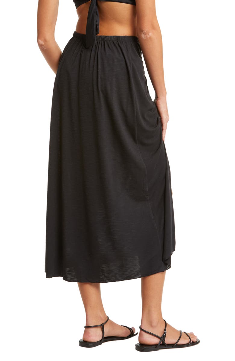 Becca Breezy Basics Drawstring Side Maxi Skirt, Alternate, color,