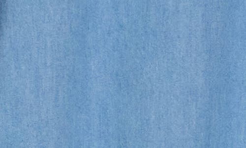 Daniel Rainn Ruffle Button-up Top In Medium Blue Wash