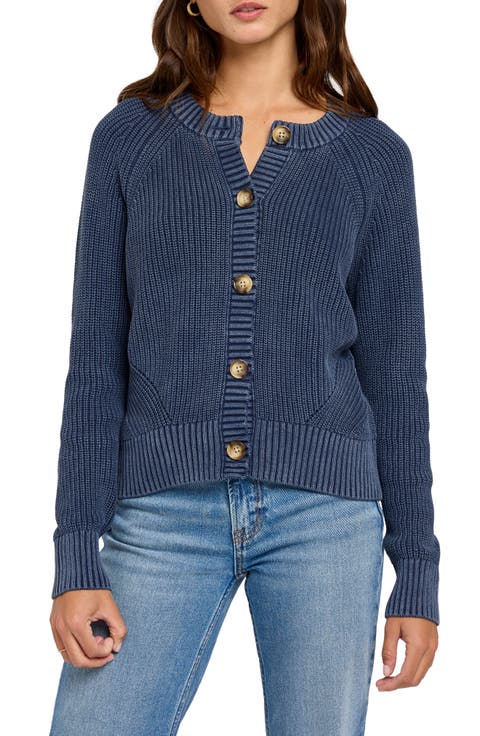 Sunwashed Organic Cotton Fisherman Cardigan