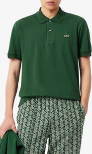 Lacoste Essentials Classic Fit Cotton Blend Piqué Polo