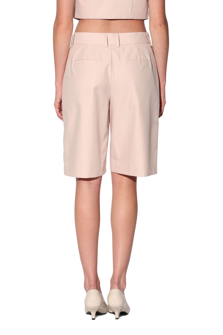 Eric High Waist Pleated Shorts, Alternate, color, ROSE QUARTZ