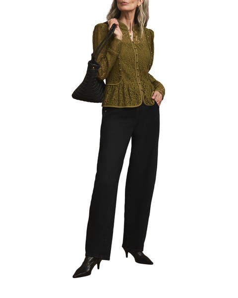 Lace Military Blouse