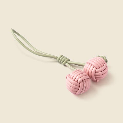 Vegan Leather Tassel Bag Charm