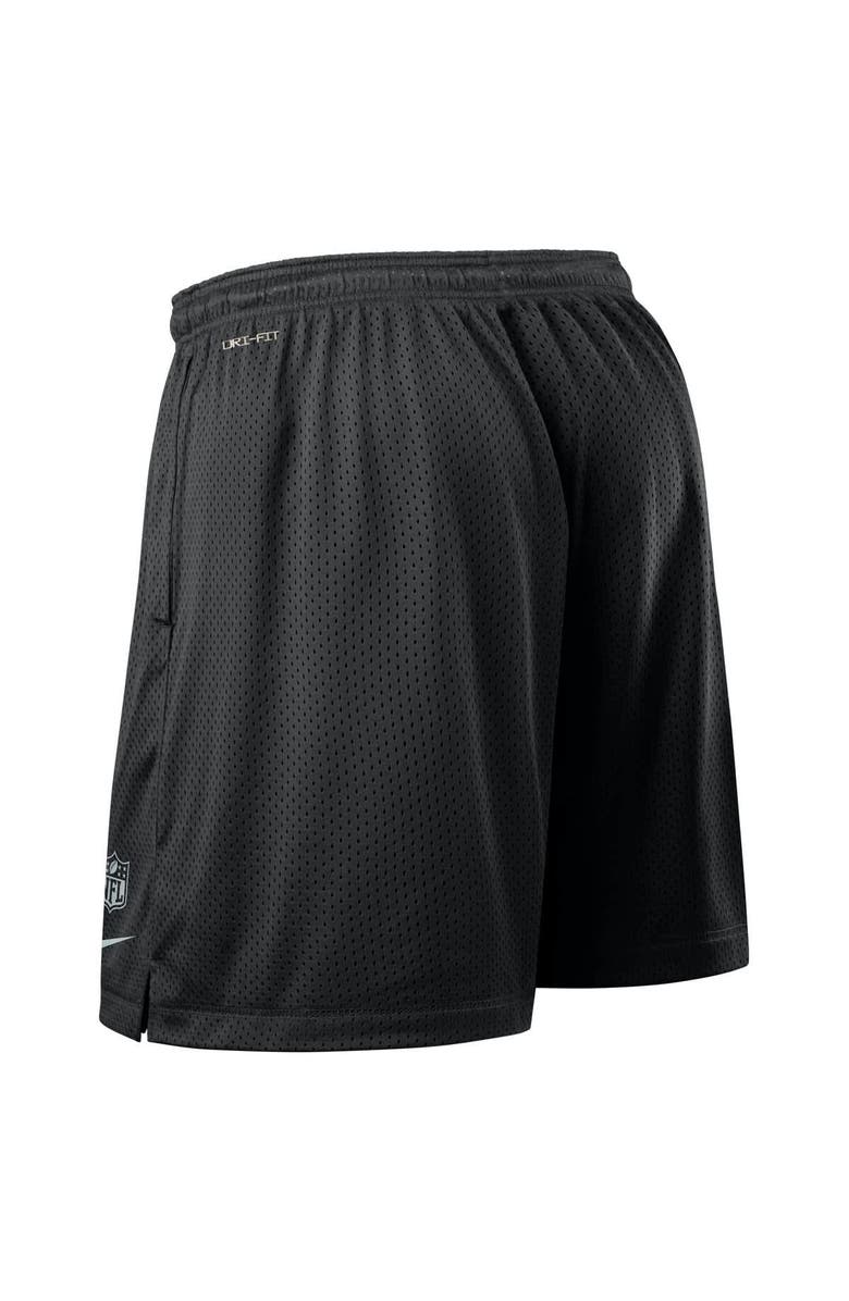 Nike Men's Nike Black Las Vegas Raiders Sideline Reversible Performance Shorts, Alternate, color, Black