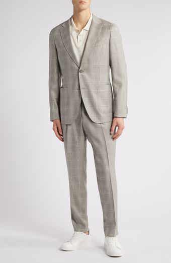 BOSS Heston Glen Plaid Wool Suit
