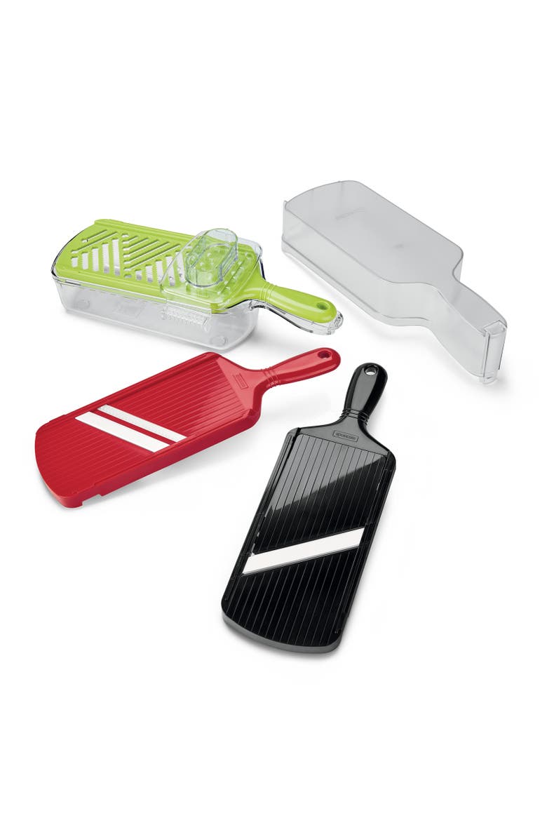 Kyocera 6 Piece Easy Slice Adjustable Slicer, Julienne, & Mandoline Set, Main, color, Multicolored