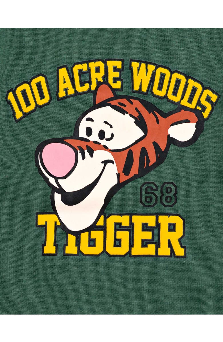 Disney Winnie the Pooh Baby Boys' Fleece Sweatshirt and Pants Set, Alternate, color, Tigger Dark Green