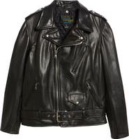 Schott NYC '50s Cowhide Leather Moto Jacket
