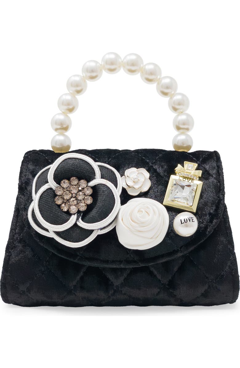 Puttisu Handbag - Velvet Bloom, Main, color, Midnight