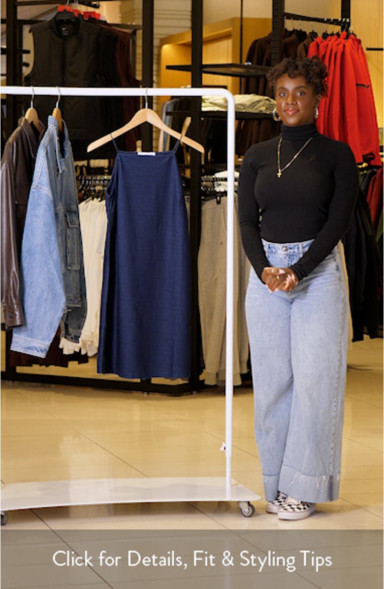 Sleeveless Cotton Blend Minidress, sales video thumbnail