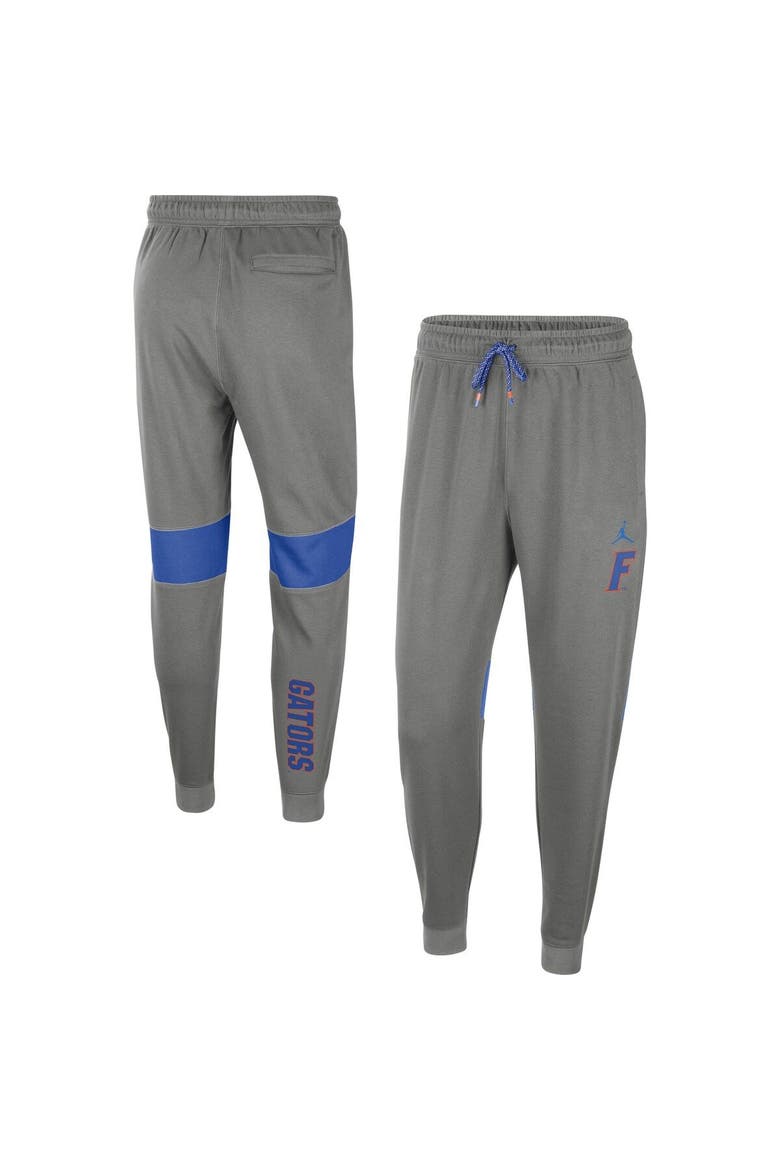Men's Jordan Brand Gray Florida Gators Fleece Pants, Main, color, Gray